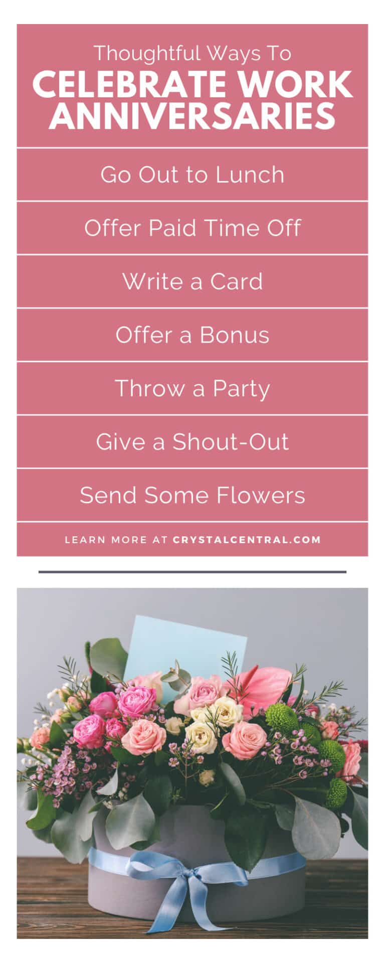 Thoughtful Ways To Celebrate Work Anniversaries