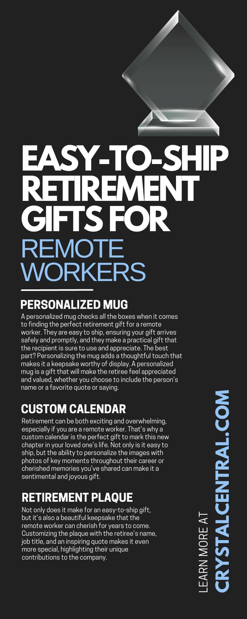7 Easy-To-Ship Retirement Gifts for Remote Workers