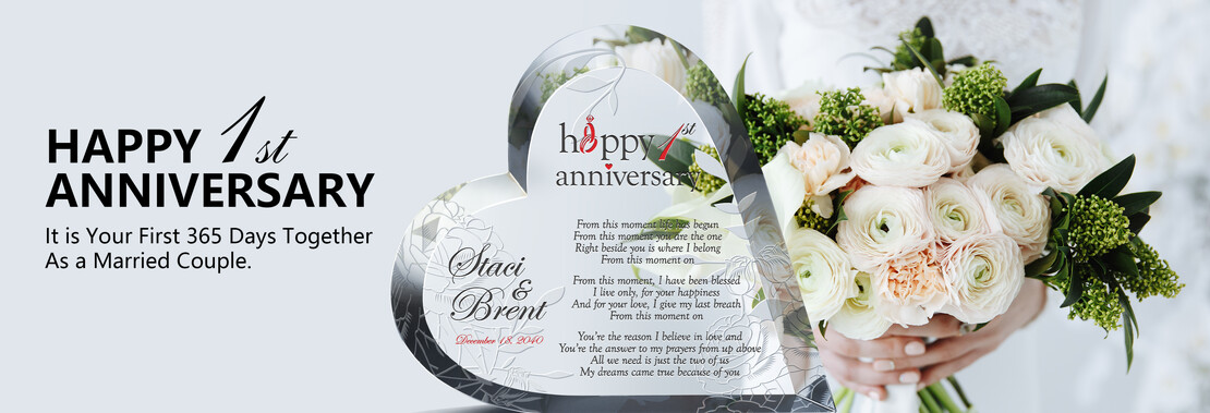 1st Anniversary Gifts 1st Anniversary Gifts