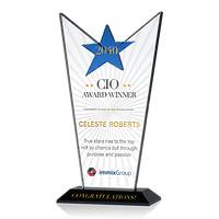 Personalized Crystal Corporate Recognition Award Trophy
