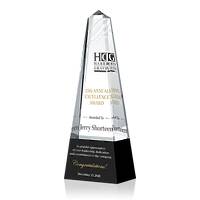Crystal Obelisk Shape Employee Excellence Awards