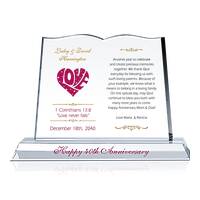 Anniversary Gift Plaque for Parents