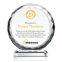 25 Years of Service Award Plaque