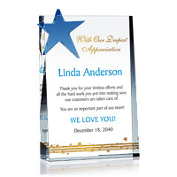 Star Employee Recognition Plaque