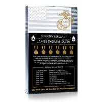 Marine Corps Service Retirement Gift 