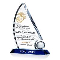 Military Service Retirement Plaque