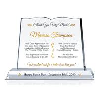 Thank You Boss Day Plaque Idea