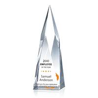 Summit Shaped Crystal Employee of the Year Award