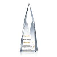 Personalized Crystal President’s Award Trophy