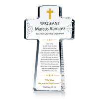 NYPD Police Officer Prayer Plaque with Bible Scripture