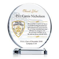 NYPD Graduation Gift Plaque