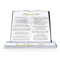 Med School Graduation Gift with Hippocratic Oath