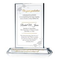 Custom Christian Graduation Gift with Jeremiah 29 Bible Verse