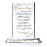 Personalized Pharmacist Prayer Graduation Gift Plaque