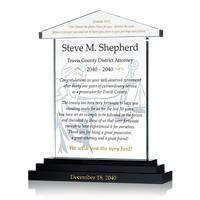 District Attorney Retirement Gift Plaque