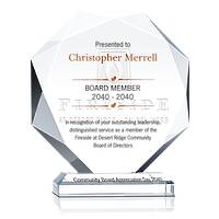 Board Member Service Award Plaque