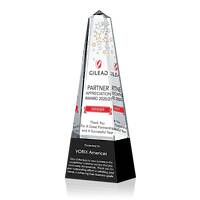 Custom Crystal Corporate Partnership Award Trophy