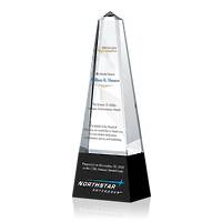 Crystal Lifetime Achievement Award Trophy