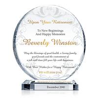 Best Wishes Corporate Retirement Gift Plaque for Colleagues & Friends