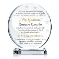 Placa de Graduación de la Academia de Policía