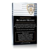 Placa de Regalo de Graduación de Aplicación de la Ley