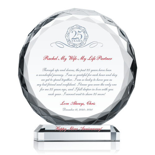 Sample 25th Anniversary Message to Husband