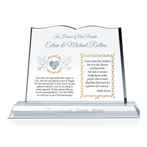 Sample Silver Anniversary Quotes to Parents