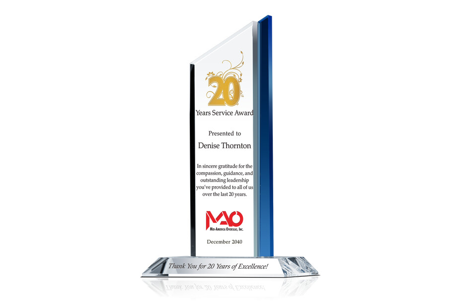 20th Anniversary Award of Excellence
