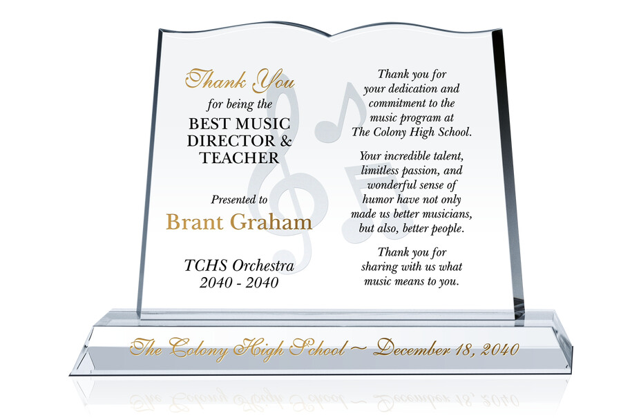  Music Director Appreciation Gift Wording