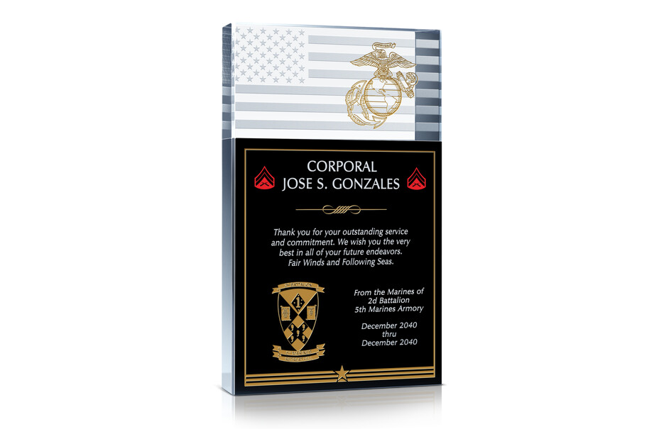 Marine Corporal Retirement Gift