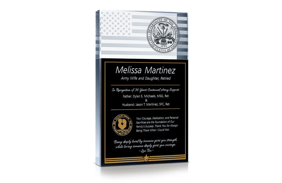 Army Wife Recognition Award