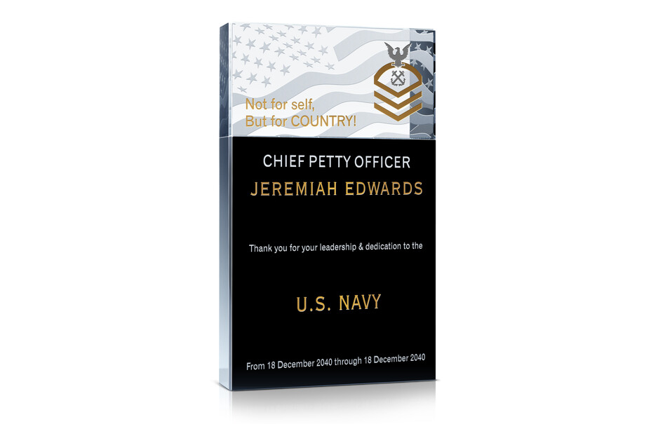 US Navy CPO Appreciation Award