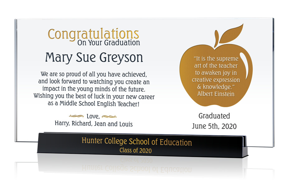 New Teacher Graduation Gift