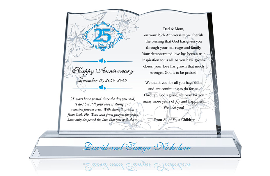 25th Anniversary Wishes and Quotes for Mom & Dad