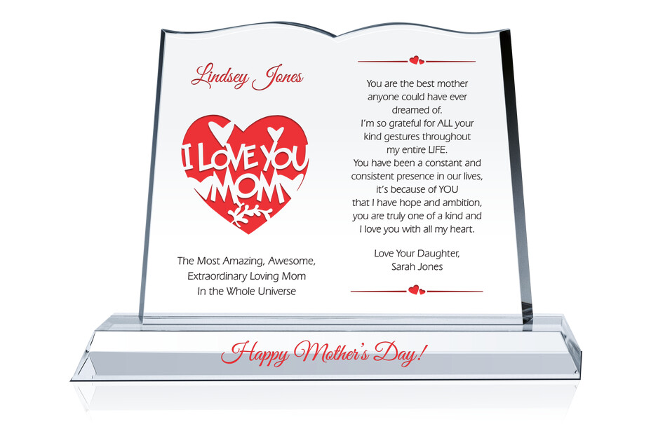Best Mother Appreciation Gift Plaque