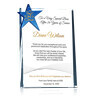 Unique Crystal Retirement Farewell Gift Plaque for Boss, Manager, Supervisor