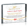 Custom Christian 50th Golden Wedding Anniversary Gift for Couple