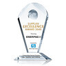 Crystal Supplier Excellence Award Trophy