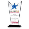 Crystal All Star Employee Recognition Award