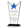 Personalized Crystal Employee Appreciation Award Plaque