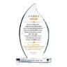 Crystal Nurse's Prayer Graduation Gift Plaque