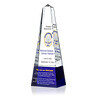 Detective Retirement Plaque – Personalized Crystal Obelisk with Brotherhood Tribute
