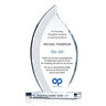 Flame Shaped Appreciation Gift Plaque for Leader, Boss, Manager, Supervisor