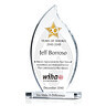 Crystal Flame Employee Work Anniversary Appreciation Award