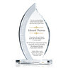 Flame Crystal Retirement Gift Plaque for Boss, Mentor, Supervisor