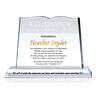 Personalized Bible-Shaped Bereavement Gift