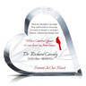 Custom Heart Shaped Cardinal Memorial Gift