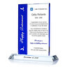 Crystal Happy Retirement Employee Recognition Award Plaque
