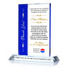 Custom Engraved Crystal Employee Retirement Appreciation Award