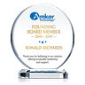 Board Member Crystal Recognition Plaque – Leadership Appreciation Gift